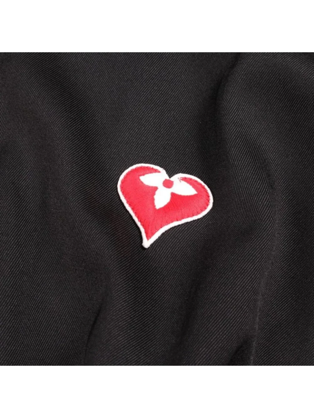 Louis Vuitton Dress Sporty Puff Sleeve Zip Up Nfx Wool Silk